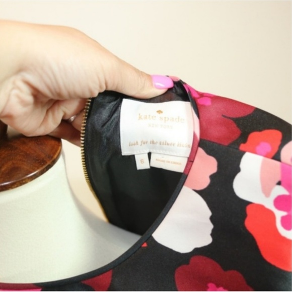 Kate Spade Floral Sleeveless Dress Sz 6 nwot - Picture 5 of 6